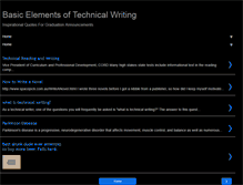 Tablet Screenshot of basic-technical-writing.blogspot.com