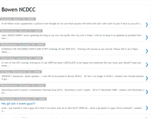 Tablet Screenshot of bowenncdcc.blogspot.com