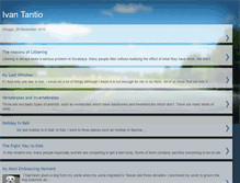 Tablet Screenshot of ivantantio.blogspot.com