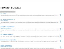 Tablet Screenshot of howzattcricket.blogspot.com