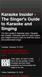 Mobile Screenshot of karaokeinsider.blogspot.com