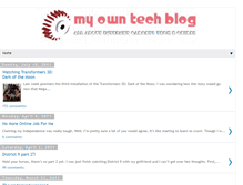 Tablet Screenshot of myownblogtech.blogspot.com