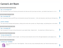Tablet Screenshot of cannonsartroom.blogspot.com