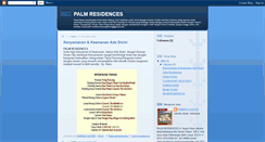 Desktop Screenshot of palmresidences.blogspot.com