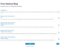 Tablet Screenshot of freemedicalblog.blogspot.com