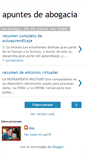 Mobile Screenshot of misapuntesdeabogacia.blogspot.com