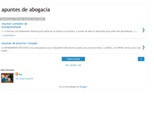 Tablet Screenshot of misapuntesdeabogacia.blogspot.com