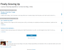 Tablet Screenshot of finallygrowingup.blogspot.com