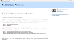 Desktop Screenshot of nacionalidadeportuguesa.blogspot.com