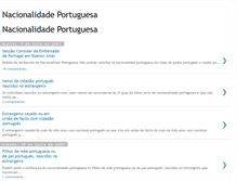 Tablet Screenshot of nacionalidadeportuguesa.blogspot.com