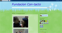 Desktop Screenshot of fundacioncon-tacto.blogspot.com