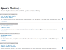 Tablet Screenshot of agnosticthinking.blogspot.com
