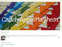 Tablet Screenshot of candyapplemayhem.blogspot.com