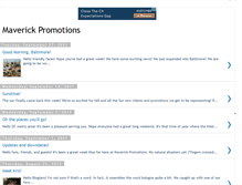 Tablet Screenshot of maverickpromotes.blogspot.com