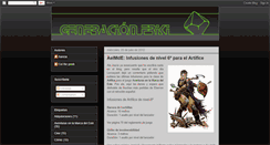 Desktop Screenshot of generacionfriki.blogspot.com