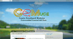 Desktop Screenshot of comiteestudiantilmedicinauce.blogspot.com