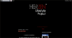Desktop Screenshot of herzenlifestyleproject.blogspot.com