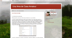 Desktop Screenshot of anamateurhousewife.blogspot.com