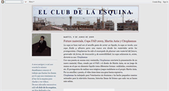 Desktop Screenshot of elclubdelaesquina.blogspot.com