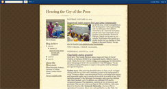 Desktop Screenshot of hearingthecryofthepoor.blogspot.com