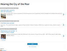 Tablet Screenshot of hearingthecryofthepoor.blogspot.com