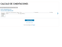 Tablet Screenshot of cimentaciones.blogspot.com