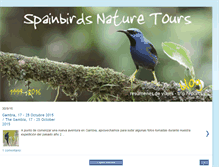 Tablet Screenshot of birdinginspain.blogspot.com