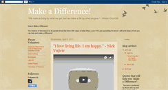 Desktop Screenshot of how2makeadifferencenow.blogspot.com