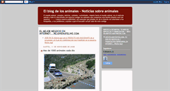 Desktop Screenshot of elblogdelosanimales.blogspot.com
