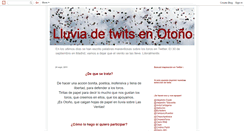 Desktop Screenshot of lluviadetwits.blogspot.com