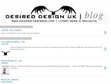 Tablet Screenshot of desired-designuk.blogspot.com