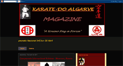 Desktop Screenshot of karate-doalgarvemagazine.blogspot.com