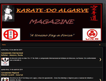 Tablet Screenshot of karate-doalgarvemagazine.blogspot.com