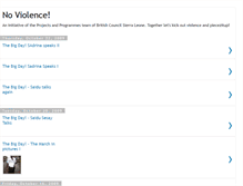 Tablet Screenshot of noviolence-slpm.blogspot.com