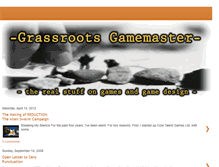 Tablet Screenshot of grassrootsgamemaster.blogspot.com