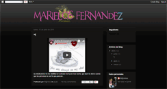 Desktop Screenshot of marielosf.blogspot.com