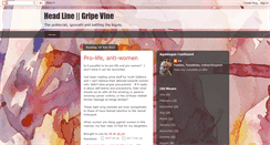 Desktop Screenshot of headlinegripevine.blogspot.com