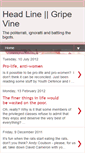 Mobile Screenshot of headlinegripevine.blogspot.com