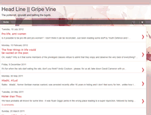 Tablet Screenshot of headlinegripevine.blogspot.com