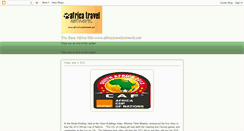 Desktop Screenshot of africatravelnetwork.blogspot.com