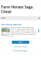 Mobile Screenshot of farmheroesagacheat.blogspot.com
