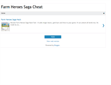 Tablet Screenshot of farmheroesagacheat.blogspot.com