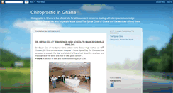 Desktop Screenshot of chiropractic-in-ghana.blogspot.com