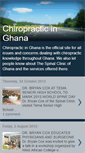 Mobile Screenshot of chiropractic-in-ghana.blogspot.com