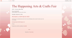 Desktop Screenshot of happeningartscraftsfair.blogspot.com