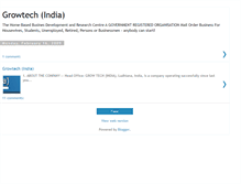 Tablet Screenshot of growtechindia.blogspot.com