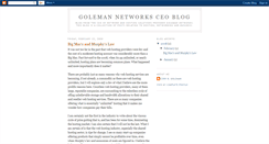 Desktop Screenshot of golemannetworks.blogspot.com