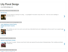 Tablet Screenshot of lilyfloraldesign.blogspot.com