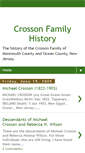 Mobile Screenshot of crossonfamilyhistory.blogspot.com
