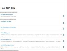 Tablet Screenshot of iamtherun.blogspot.com